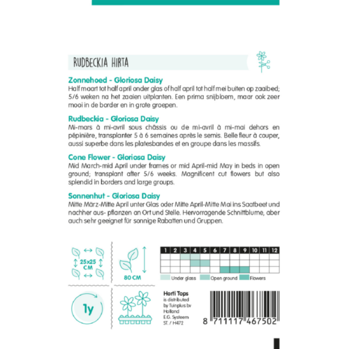 Rudbeckia, Zonnehoed Gloriosa Daisy gemengd (14675)