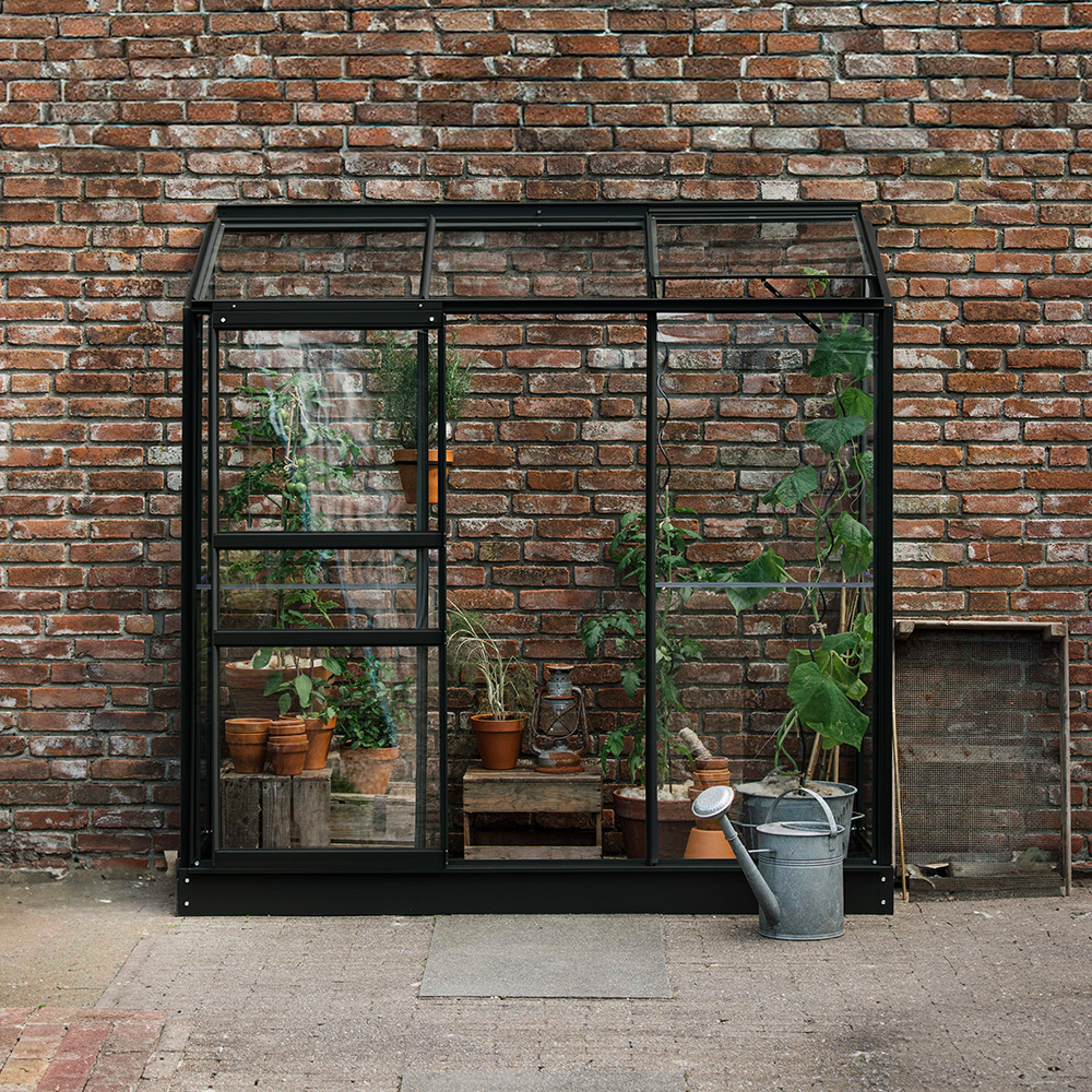 Royal Well Muurkas Emma II – Kweekkas voor Balkon & Terras - Zwart - Afbeelding 2