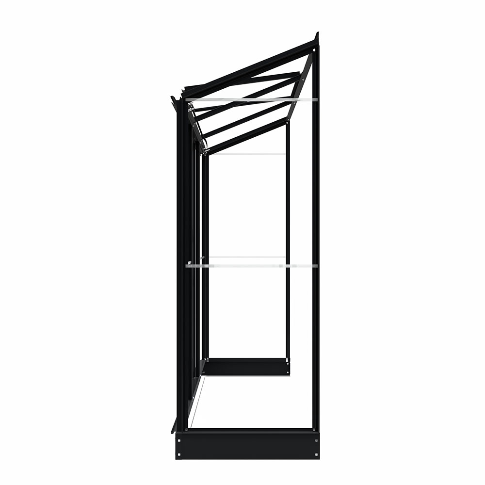 Royal Well Muurkas Emma II – Kweekkas voor Balkon & Terras - Zwart - Afbeelding 5