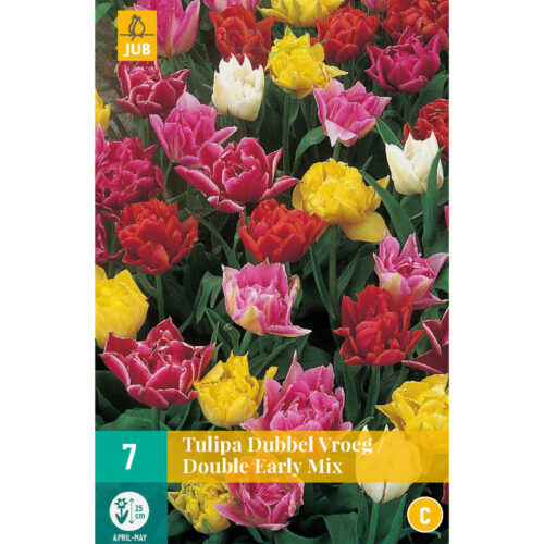 Tulpen Dubbel Vroeg Mix 7st.