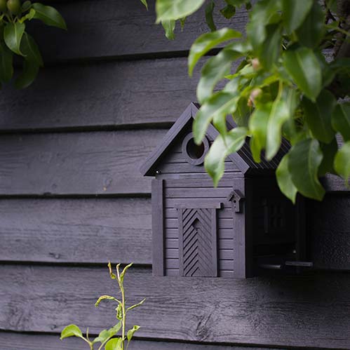 Multiholk Block, nestkastje & voederhuisje Carbon Black