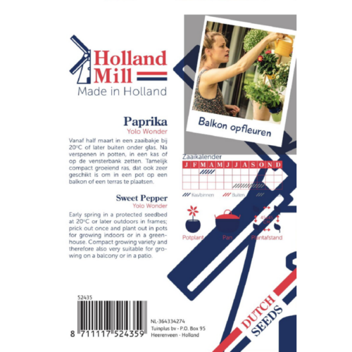 Holland Mill Paprika Yolo Wonder (52435)