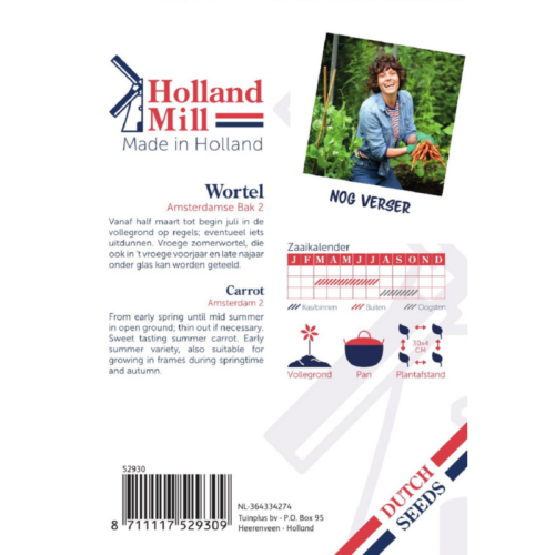 Holland Mill Wortelen Amsterdamse Bak 2(52930)Holland Mill Wortelen Amsterdamse Bak 2(52930)