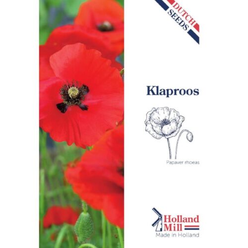 Holland Mill Papaver rhoeas Enkel Rood / Klaproos (54545)