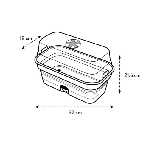 KWEEKTRAY ALLIN1 M LEAF GREEN