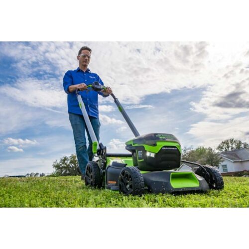 Greenworks 60 volt accu grasmaaier 51 cm incl. 2 x 60 volt 2 Ah + 60 volt lader