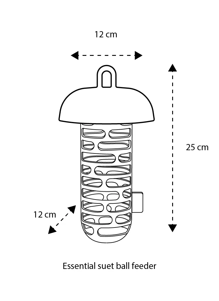 Elho Organic Vetbolhouder 12 cm - Hangende Vogelvoerhouder - Bruin - Afbeelding 8