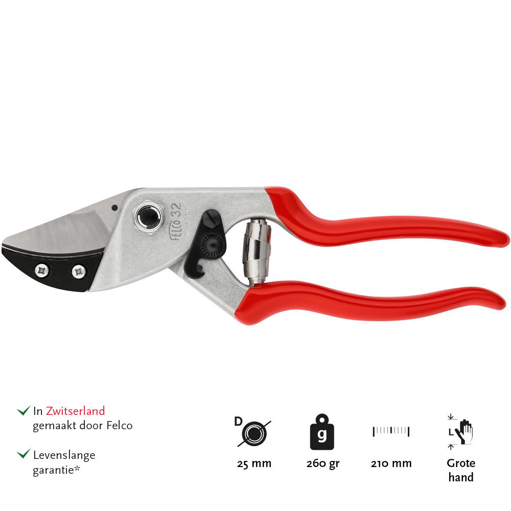 Felco 32 met aambeeld - Tuinen-shop.nl