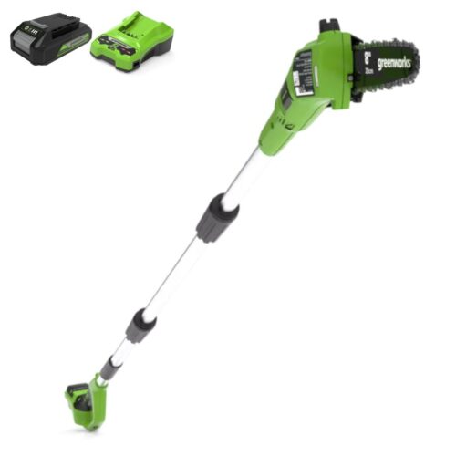 Takkenzaag 20 cm, 24 Volt, incl. 2.0 Ah. accu en lader