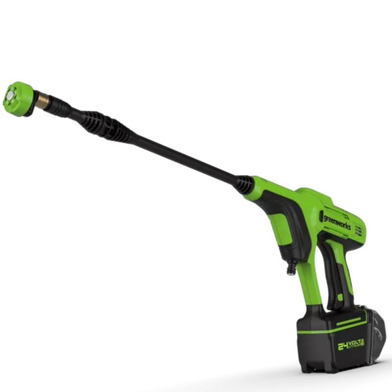 Millimeter Tapijt Vlekkeloos Greenworks 24 volt accu Hogedrukreiniger - Tuinen-shop.nl