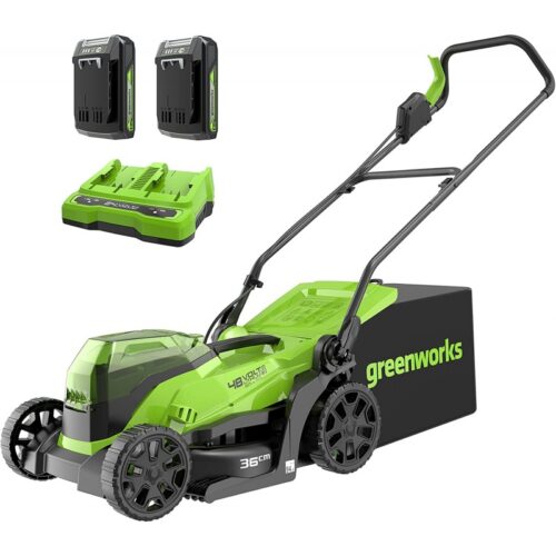 Grasmaaier 36cm 2x24 volt excl accu en lader