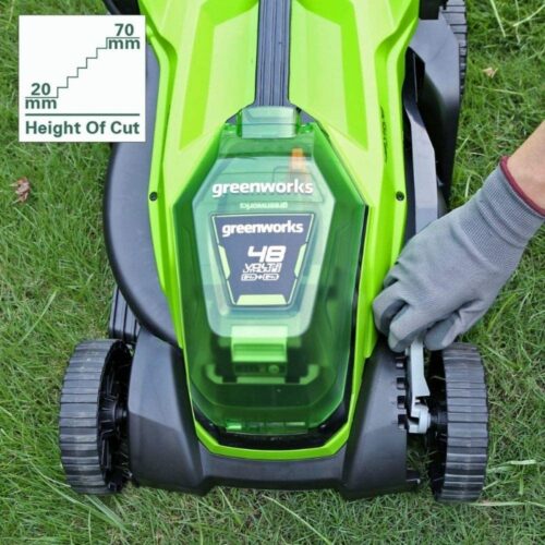 Grasmaaier 36cm 2x24 volt excl accu en lader