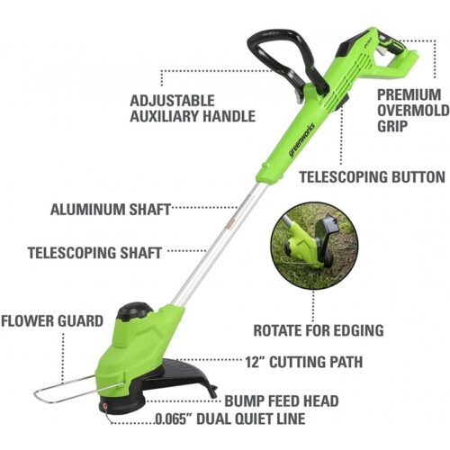 Trimmer en Kantensnijder 30 cm, 40 volt