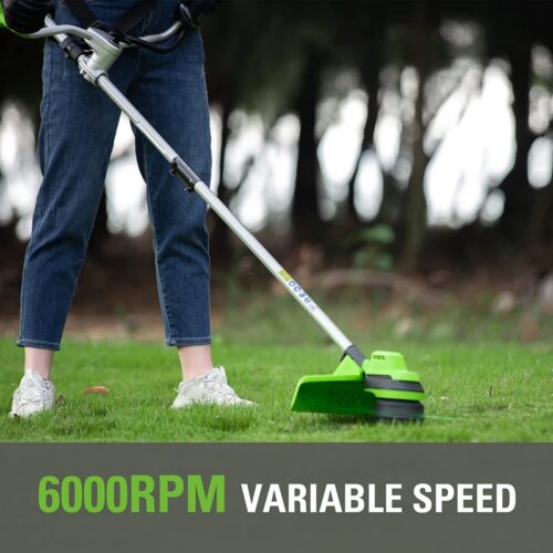 Greenworks Accu Trimmer 2x24 volt excl batterij en lader