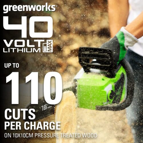 Greenworks Kettingzaag 40cm 40 volt