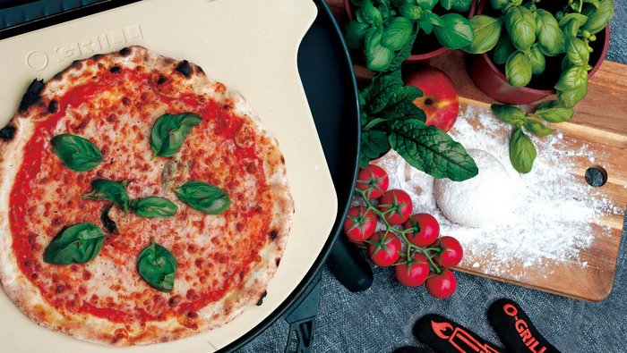 O-Grill Pizza Steen – BBQ Pizza Stone voor Gas Barbecue - Afbeelding 2