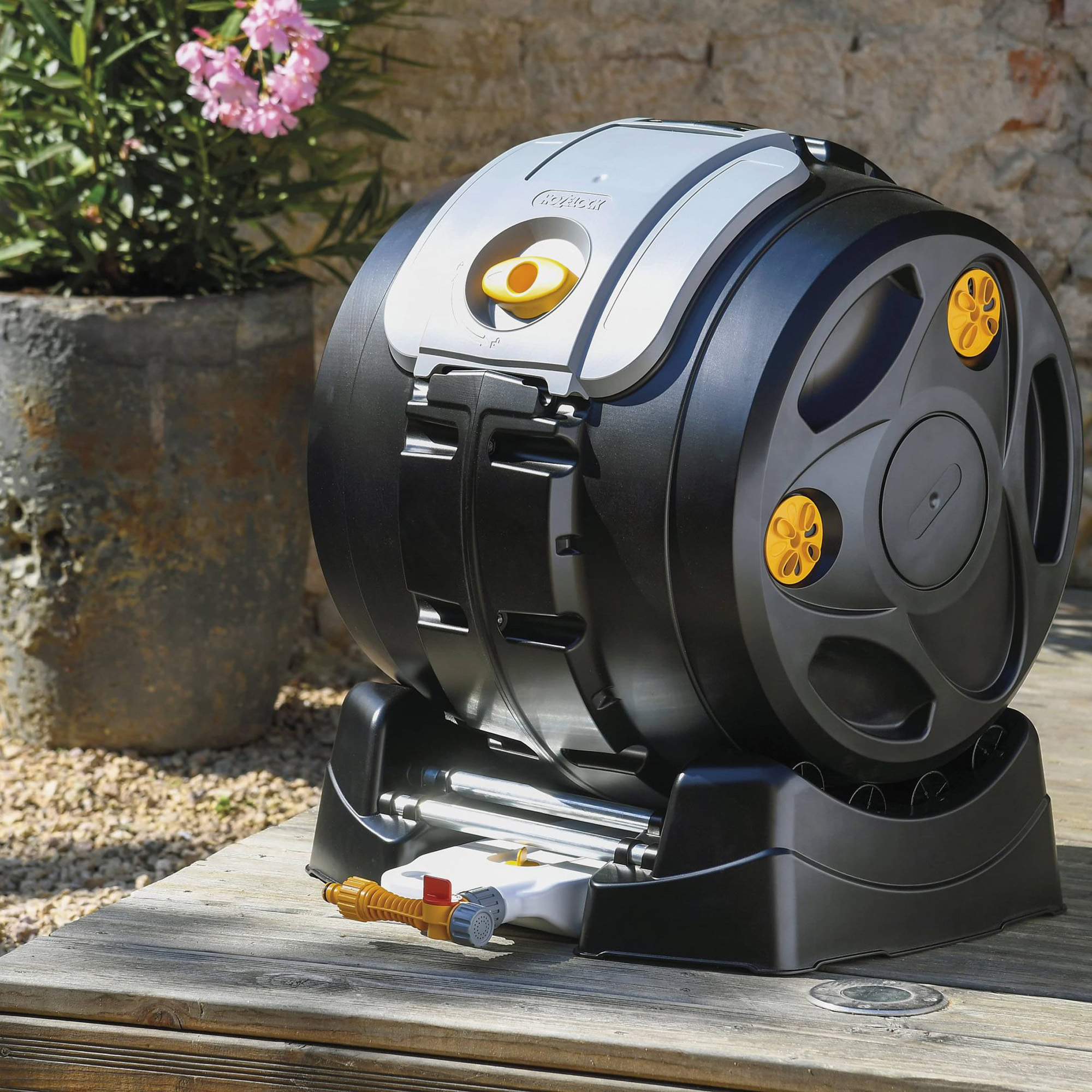Hozelock EasyMix 2-in-1 composteerder 100 liter - Compostvat met versnipperaar - Afbeelding 5