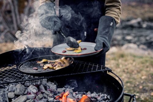 Barebones Cowboy Fire Pit Grill Systeem