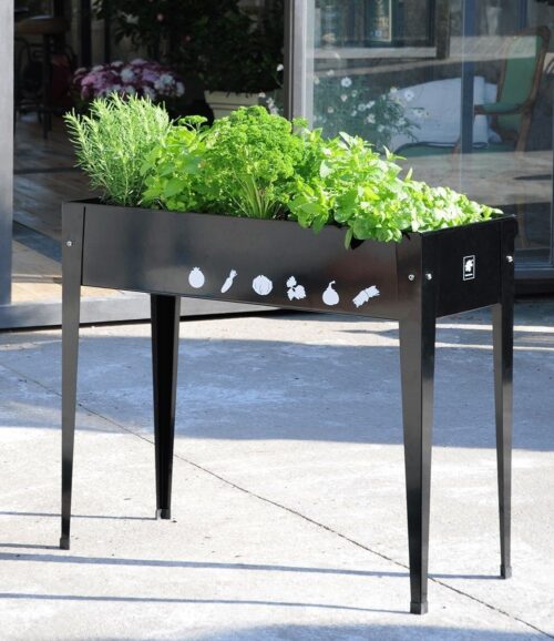 Planttafel Urban antraciet 100 x 40 x 84 cm