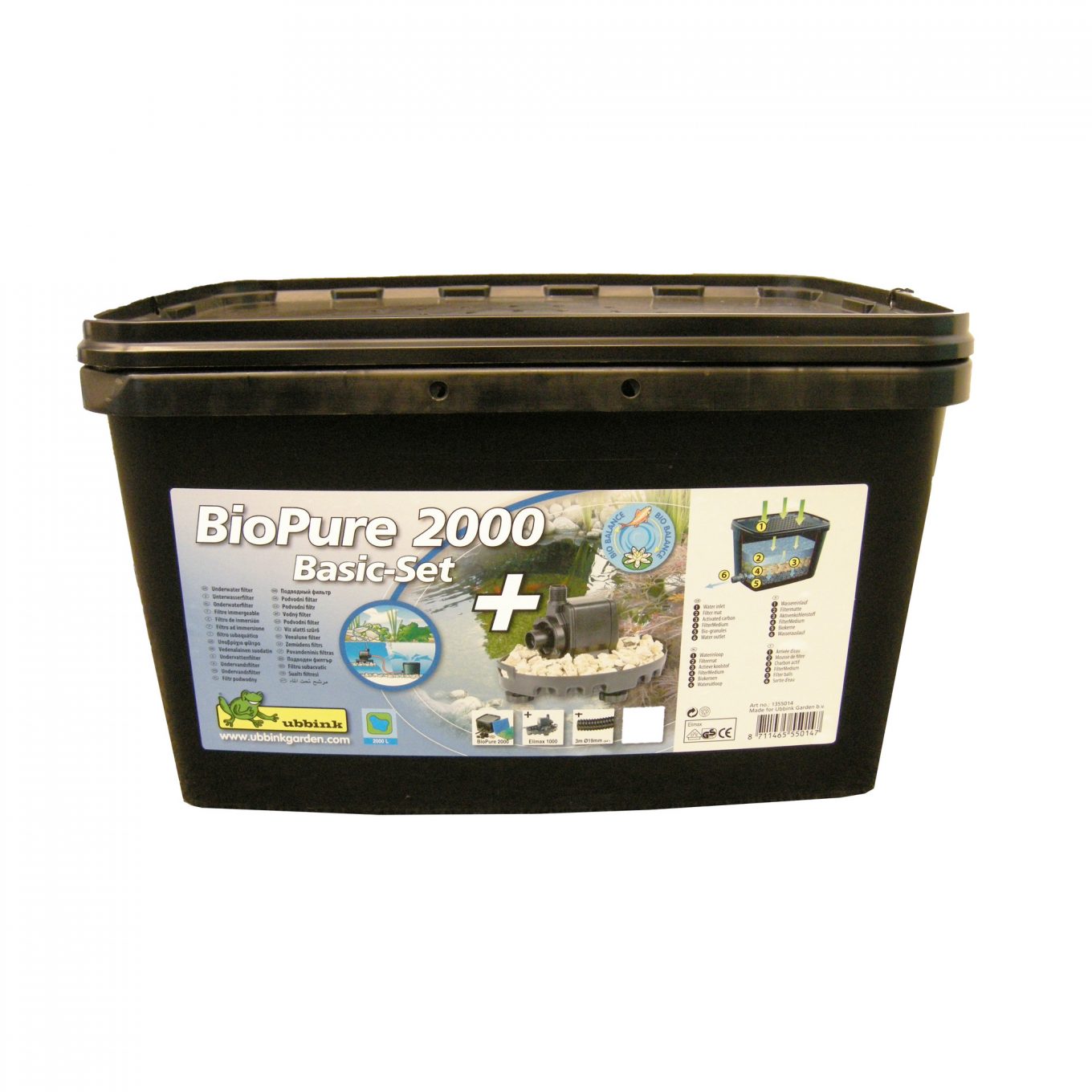 Fietstaxi Milieuactivist Kietelen Onderwaterfilter BioPure 200 Basic set - Tuinen-shop.nl