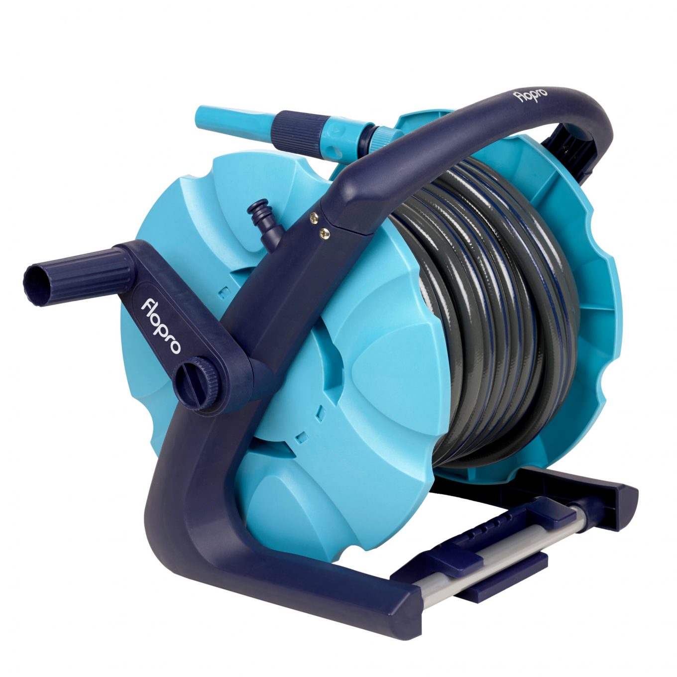 Flopro 2 in 1 Compact tuinslanghaspel 20m. - Tuinen-shop