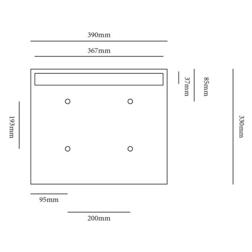 briefkast LT160 wit