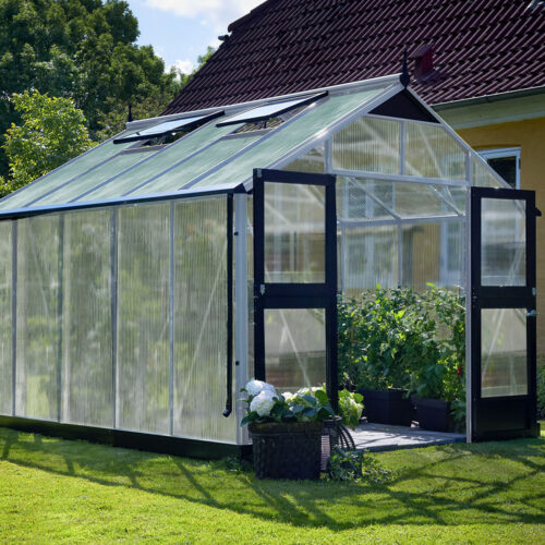 Tuinkas Premium 109, Polycarbonaat, aluminium