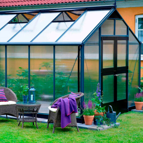 Tuinkas Premium 88, Polycarbonaat, antractiet