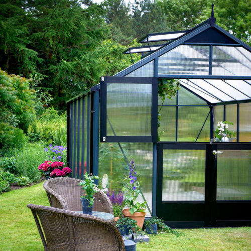 Tuinkas Premium 109, Polycarbonaat, antractiet