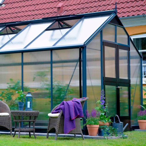 Tuinkas Premium 109, Polycarbonaat, antractiet