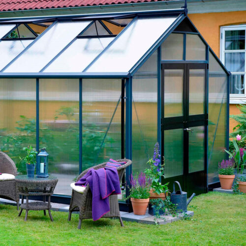 Tuinkas Premium 109, Polycarbonaat, antractiet