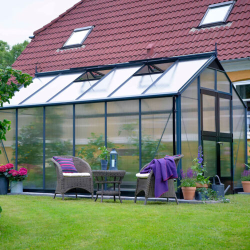 Tuinkas Premium 130, Polycarbonaat, antractiet