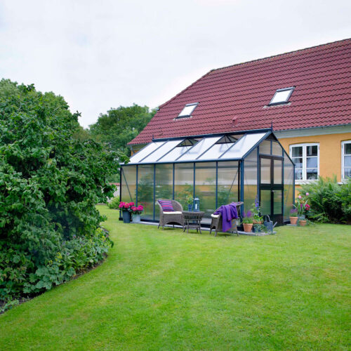 Tuinkas Premium 130, Polycarbonaat, antractiet