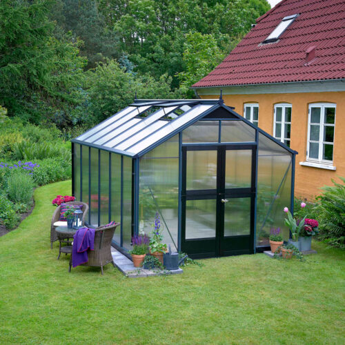 Tuinkas Premium 130, Polycarbonaat, antractiet