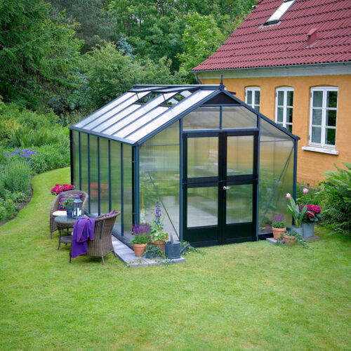 Tuinkas Premium 130, Polycarbonaat, antractiet