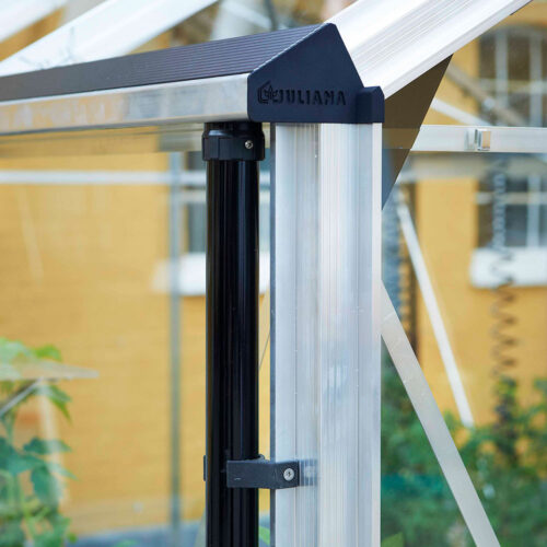 Tuinkas Compact 66, Veiligheidsglas, aluminium