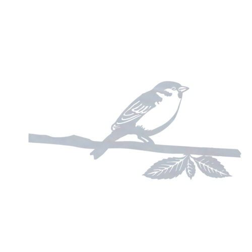 Silhouet huismus roestvaststaal