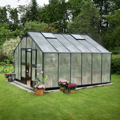 Tuinkas Gardener 161, polycarbonaat, antraciet