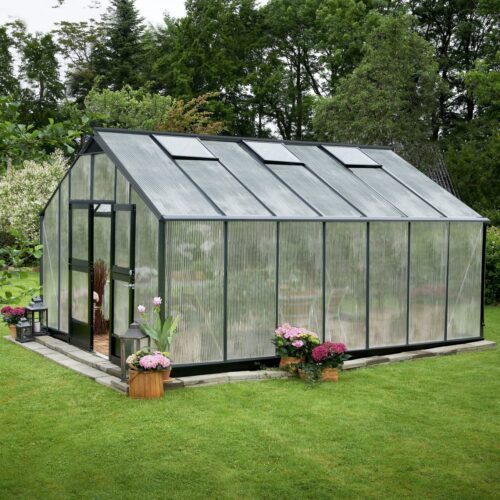 Tuinkas Gardener 188, polycarbonaat, antraciet