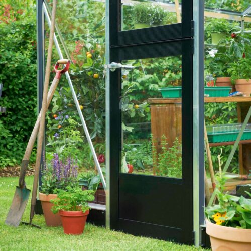 Tuinkas Gardener 214, veiligheidsglas