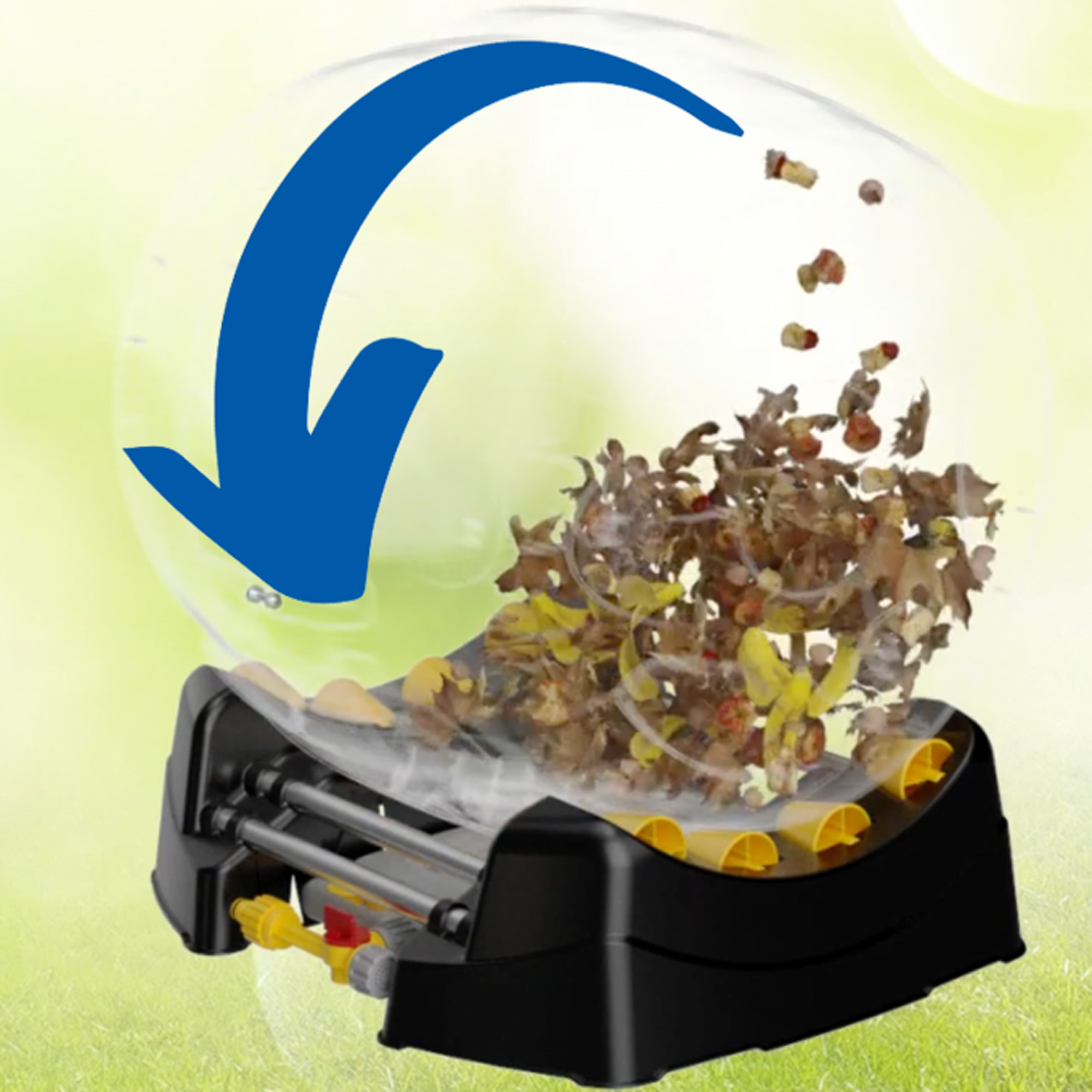 Hozelock EasyMix 2-in-1 composteerder 100 liter - Compostvat met versnipperaar - Afbeelding 8